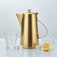 Thickened Stainless Steel Water Pitcher Rust Resistant Stainless Steel Pitcher Sturdy Metal Water Jug Cooling for Hotel