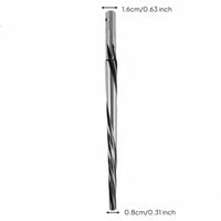 Violin Peg Taper Tool Titanium Violin Peg Hole Taper Tool Accurate Ground for Instrument Repair Technicians