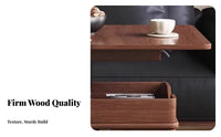 Lift-Top Rolling Storage Table Rotating Tabletop Household Furniture for Bedroom