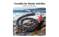 Coiled Wave Leash 100 Cm Kite Wave Leash Surfboard Leg Rope Tangleunrestricted for Surfing