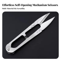 Blade Stainless Steel Yarn Scissors Rust-Proof Pointed Tip Embroidery Scissors Long-Lasting for Sewists, Tailors, Crafting, Knitting, Home