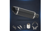 51mm Motorcycle Exhaust Muffler Performance Slip-on Muffler Heat-Resistant Motorcycle Exhaust with Mounting Hardware Rustproof for Motorcyclists, Custom Build