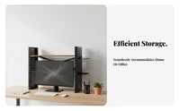 Multitier Storage screen Stand with Pegboard Space-Saving Pegboard screen Riser Ergonomic Height Desktop Shelf for Students, Remote Workers, gaming enthusiasts, Dorm Room, Workstation, Gaming Station