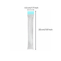 Double Seal Disposable Ice Ice Pop Bag Leakproof DIY Ice Ice Pop Pouch Easy to Fill Ice Ice Pop Bag Includes Funnel for Home Making, Summer Treats