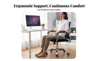 Ergonomic Design Mesh Back Swivel Chair Adjustable Height Rolling Mesh Back Chair Support Office Furniture Sturdy Frame for Telecommuting Workers, Gamers, Students, Conference Room, Bedroom