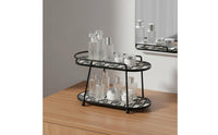 Cosmetic Display Rack Space Saving Vanity Countertop Organizer Versatile Skincare Storage Shelf for Bedroom