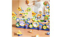 Educational Play Motorized Gear Toy Colorful Gears STEM Construction Toy DIY Assembly Gear Building Blocks Fine Powered Skills for Children 3-6, Children
