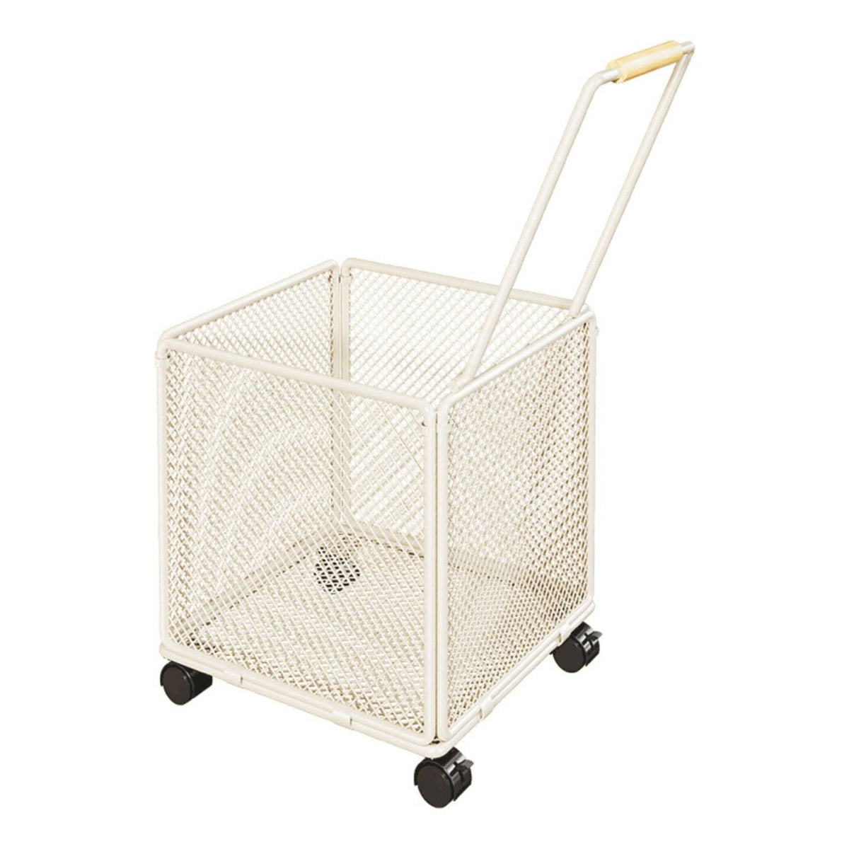 Lightweight Portable Shopping Trolley Wheeled Grocery Trolley 4 Wheels Household Carrier for Supermarket