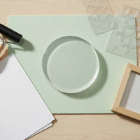 3 Pieces Easy to Clean Gel Press Set DIY Craft Gelatine Printing Board Kit for Classroom