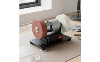 Mini Bench Grinder Multi-Functional Electric Blade Honing Tool Twin Wheel Grinder Good Heat Dissipation Power Tool Low Noise