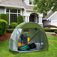 Dustproof Cycle Storage Tent Sunshade Portable Bike Cover Tent Waterproof Outdoor Cycle Cover Shelter Weather-Resistant Protection for Backyard, Patio, Garden