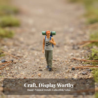 1:64 Scale People Figures Realistic Intricacies 1:64 Proportion Model People Tiny Person Model Highly Detailed for Hobbyists