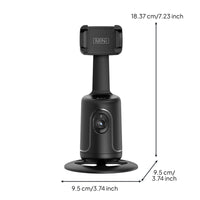 Phone Stand with Tracking 360°   Stand Auto Tracking Holder for Content Creators, Livestreamers, Livestreaming, Video Filming, Desk