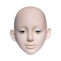 Eyelash Practice Head Model with Three-Layer Lashes, Single Eye, for Beginners