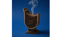 Arabic Style Incense burner Antique Bronze Resin Scent Burner Hollow Carved