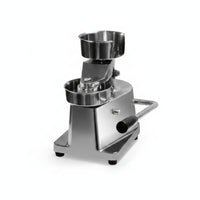 Heavy-Duty Hamburger Patty Press Machine Lever-Operated Manual Patty Press Countertop Food Prep Tool Brushed Silver