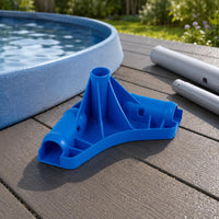 Pool Frame Corner Connector Curved Base Corner Support Bracket Ribbed Pool Frame Joint Connector