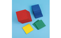 Adhesive Base Ten Blocks EVA Foam Place Value Manipulative Set Arithmetic Teaching Blocks Hands-on Learning for Teachers