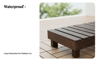 Anti Low Slatted Pedestal Strong Bearing Capacity Plant Holder Sturdy Home Decoration Multi-Purpose for Apartment Dwellers, Interior Decorators, Balcony, Courtyard, Living Room, Entryway