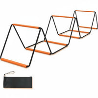 Modular & Connectable Butterfly Agility Ladder Improves Balance & Coordination Multifunctional Agility Ladder Long-Lasting Material Foldable Training Hurdles Stable Design for Backyard, Home Gym