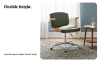 U-shapedcrownspine Armchair Sturdy Frame Accent Chair Elegant outsideline for Bedroom