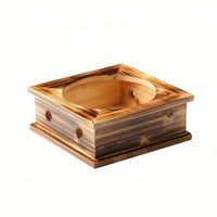 Korean Stone Pot Stand Raised Bamboo Pot Stand Solid Wood for Home Cooks