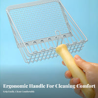 Double Sieve Wire Mesh Litter Scoop Sifting Metal Wire Litter Shovel Easy to Pet Cleaning Tool Sturdy