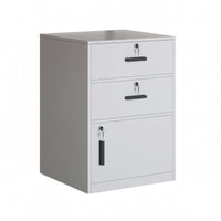 Lockable Office Cabinet Black Handles Under Desk File Cabinet Flat Top