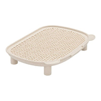 Easy to Clean Raised Cat Litter Mat Washable Litter Mat with Legs Sturdy Scratch-Resistant for Cats, Small Areas