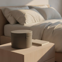 Leather Storage Box Round Storage Box with Lid Minimalist for Closet, Bedroom, Dressing Room