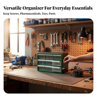 Stackable Small Parts Drawer universal Includes Dividers Workshop Organizer long-lasting