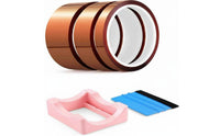 5 Pieces High Heat Resistance Vinyl Application Tool Kit Leaves No Residue Tumbler Cradle Set Built-In Squeegee Slot Mug Crafting Stand Warp-Resistant for Crafters