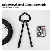 Heavy Duty Construction Motorcycle Tire Pliers High Leverage Design Electric Scooter Tire Separator Portable for DIY Mechanics