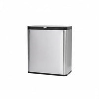 Wall-Mounted Trash Can Stainless Steel Wall Mounted Trash Can Space Saving
