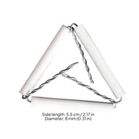 High-Temperature Triangular Crucible Stand Heat-Resistant Ceramic Crucible Support Stable Laboratory Hardware