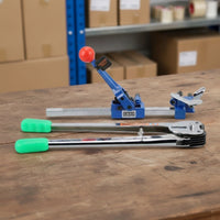 Strapping Tool Set Heavy-Duty Manual Strapping Kit Easy to Use Binding Tool Kit with Sealer for Workshop