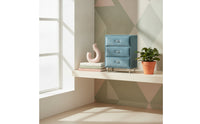 Jewelry Storage Cabinet 3-Drawer Jewelry Box with Drawers Compact Dresser with Drawers for Women, Girls, Vanity, Bedside Table