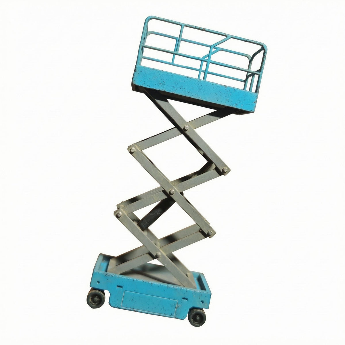 Miniature Scissor Lift Wheeled Scissor Lift Model Compact for Display