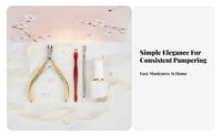 Complete Nail Maintenance Box Beginner Approachable Manicure Tools Multi-Functional Individual Maintenance Item for Beginners, Home Users, Manicuring
