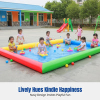 Thickened Inflatable Pool, Outdoor Large Swimming Pool for Kids, Fishing & Play Pond