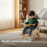 Non-Slip Design two-levelstep Riser Sturdy & Stable two-levellevel surface Portable Footstool two-level Height for children, young children, Parents, Bathroom, toilet learning, Kitchen, Bedroom
