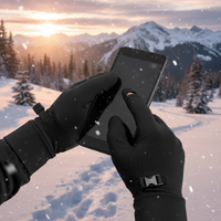 Outdoor Lightweight Fleece Ski Glove Liners Winter Warm Touchscreen Driving Cycling Sports Gloves