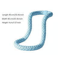 Cushioned Spring Exercise Hoop Flexible Soft Fitness Spring Hoop Quiet Breathable for Beginners