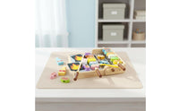Wooden Barbecue Playset Educational Wooden Barbecue Play Set Realistic Design Grill Toy for Playroom, Kindergarten