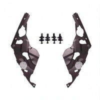Vented Headlight Cover Plate Honeycomb Vent Lamp Guard Contoured Vehicle Accessory for Engine Bay