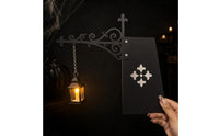 Library Lantern Sconce Vintage Wall Lamp with Bracket Enduring Brightness for Reading Corner