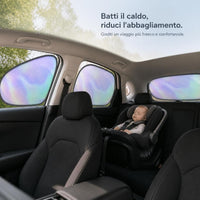 Car Window Static Cling Sun Shade for Privacy and UV Protection