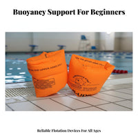 Buoyant Swimming Arm Floats Long-Lasting PVC Material Swim Arm Floaties Lightweight for Children, Beginner Swimmers, Beach, Lake