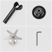 3 Pieces Replacement Part Stainless Steel Blender Blade Assembly for Kitchen