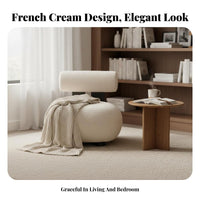 Sturdy Construction Hippo-Shaped Armchair Comfortable Padding Living Room Furniture Soft to the Feel Accent Chair High-Rebound for Adults, Homeowners, Book Lovers, Reading Nook, Bedroom, Study, Home Office